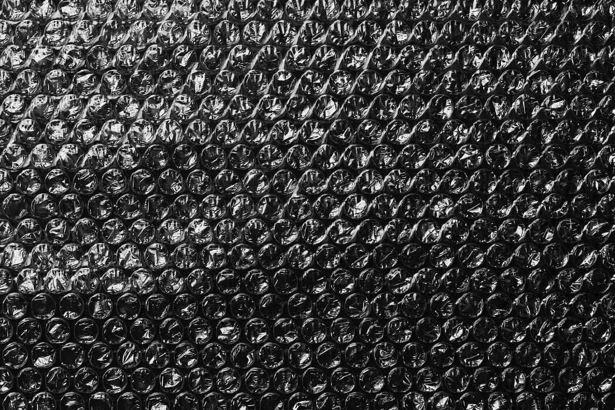 Black Plastic Bubble Wrap Desktop Wallpaper