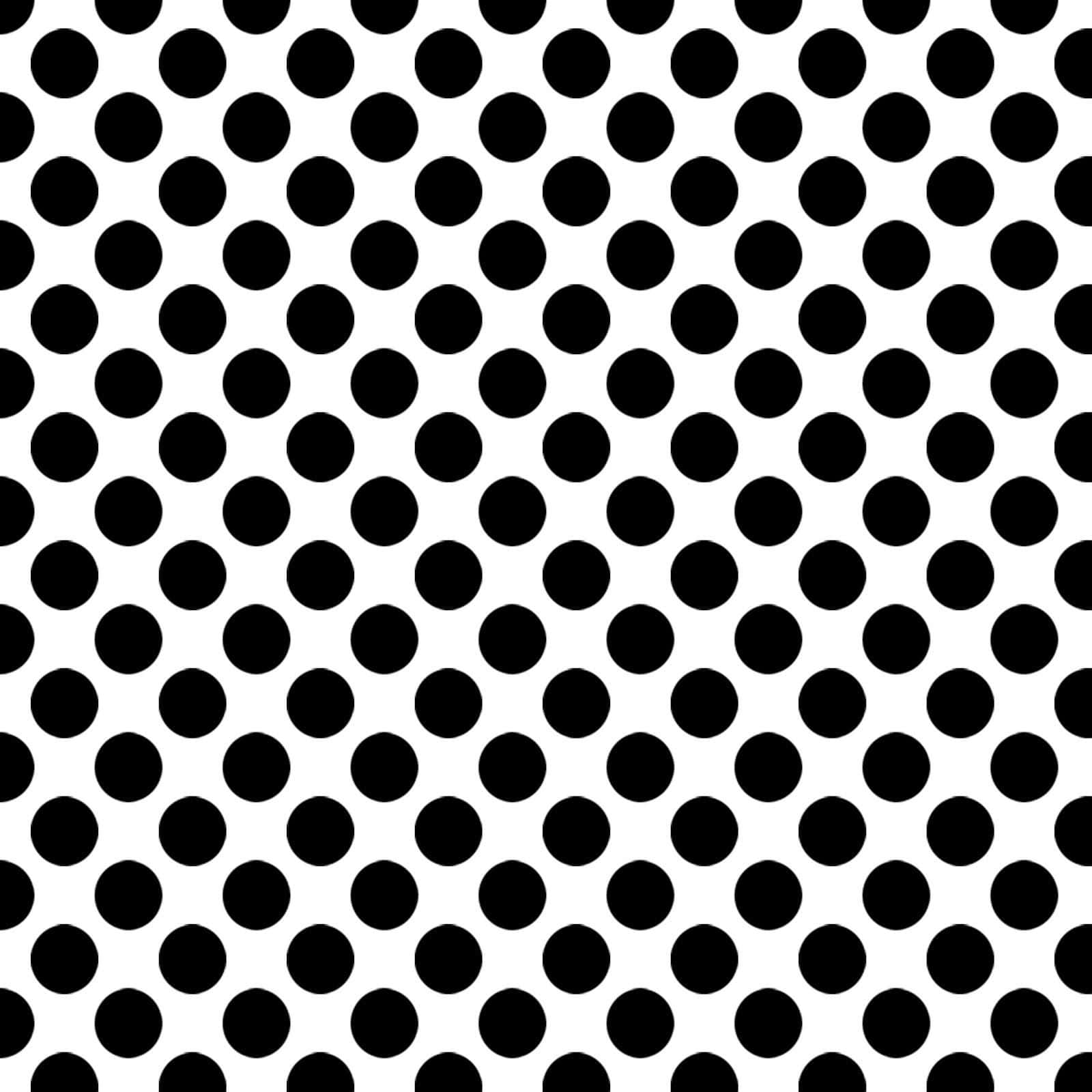 Black Polka Dot 1600 X 1600 Wallpaper