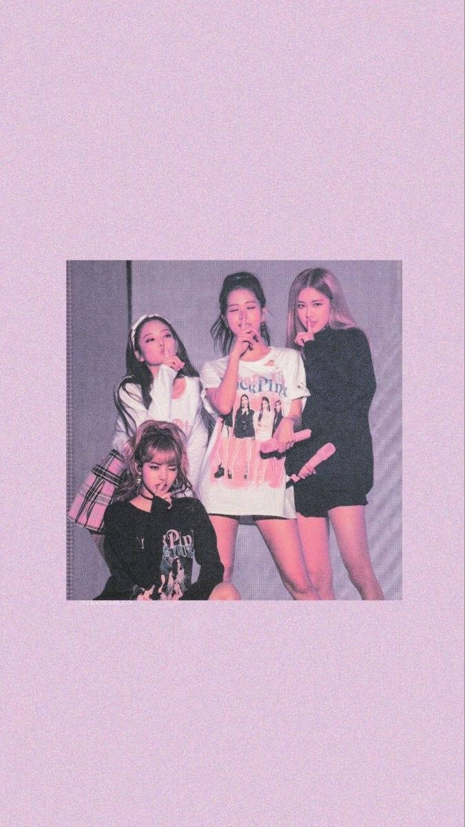 Blackpink Aesthetic Purple Wallpaper