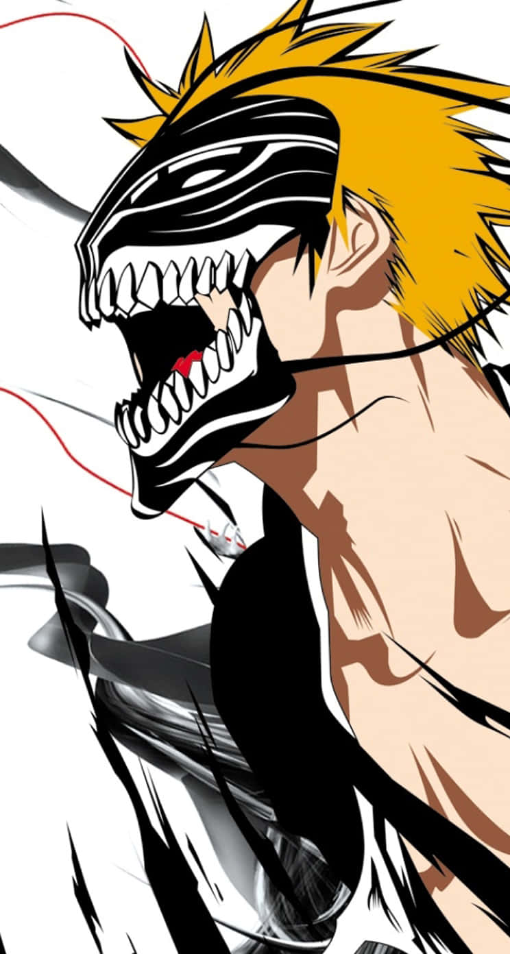 Bleach Phone With Hollowfied Ichigo Wallpaper