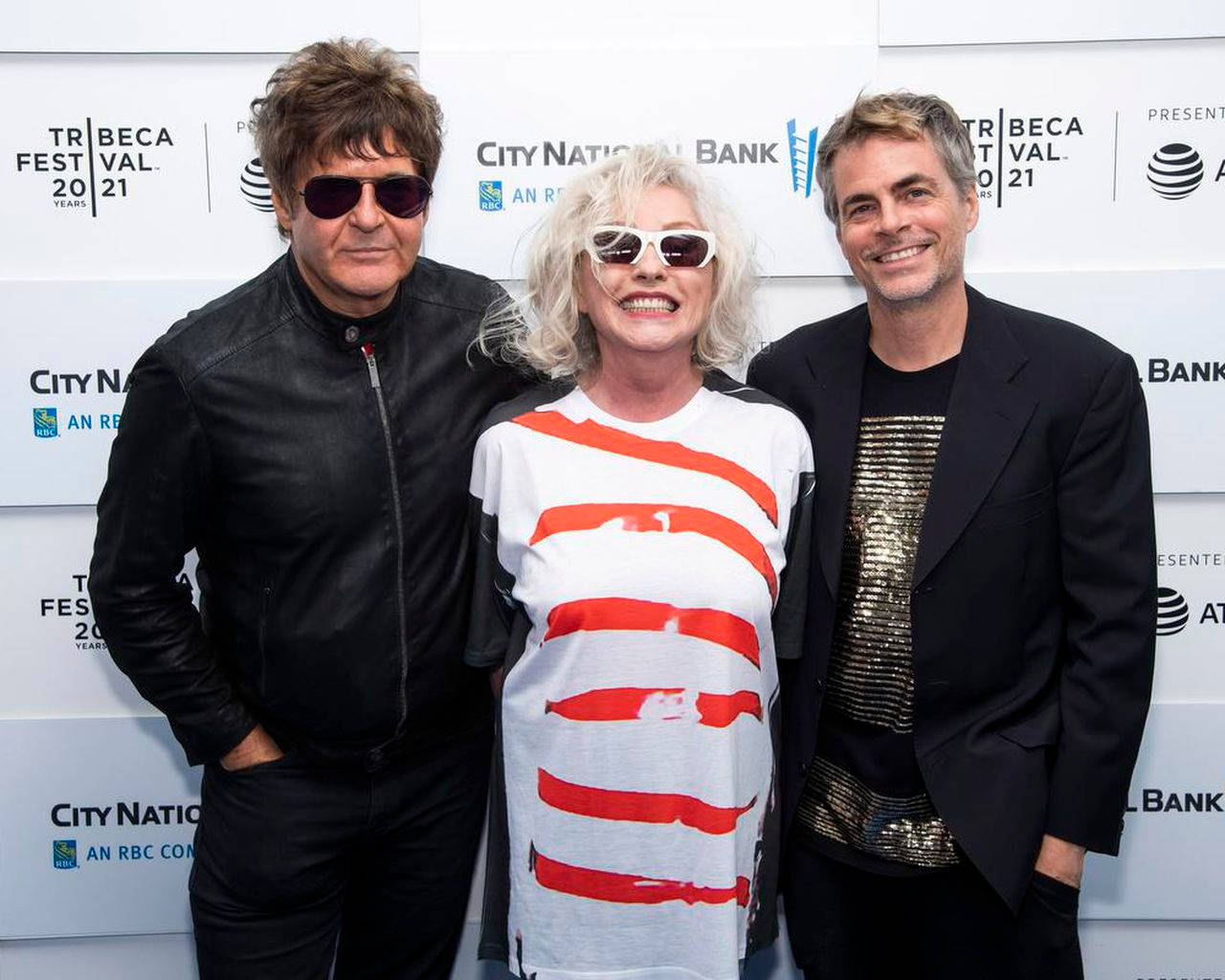 Blondie Debbie Harry Chris Stein Clem Burke Tribeca Festival Wallpaper