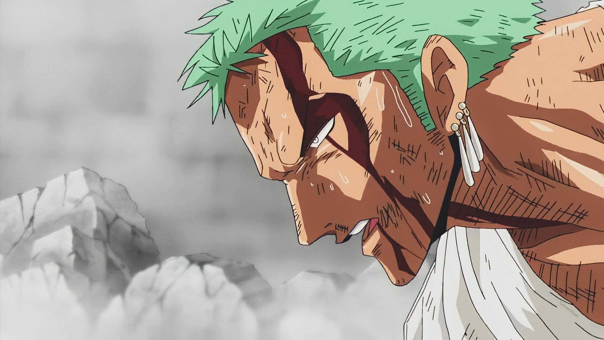 Bloody Face Anime Zoro Pfp Wallpaper