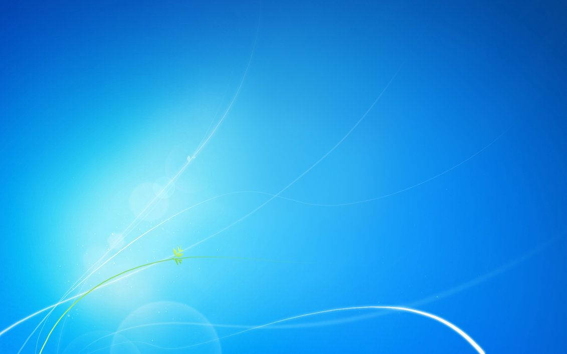 Blue Background For The Windows Lock Screen Wallpaper