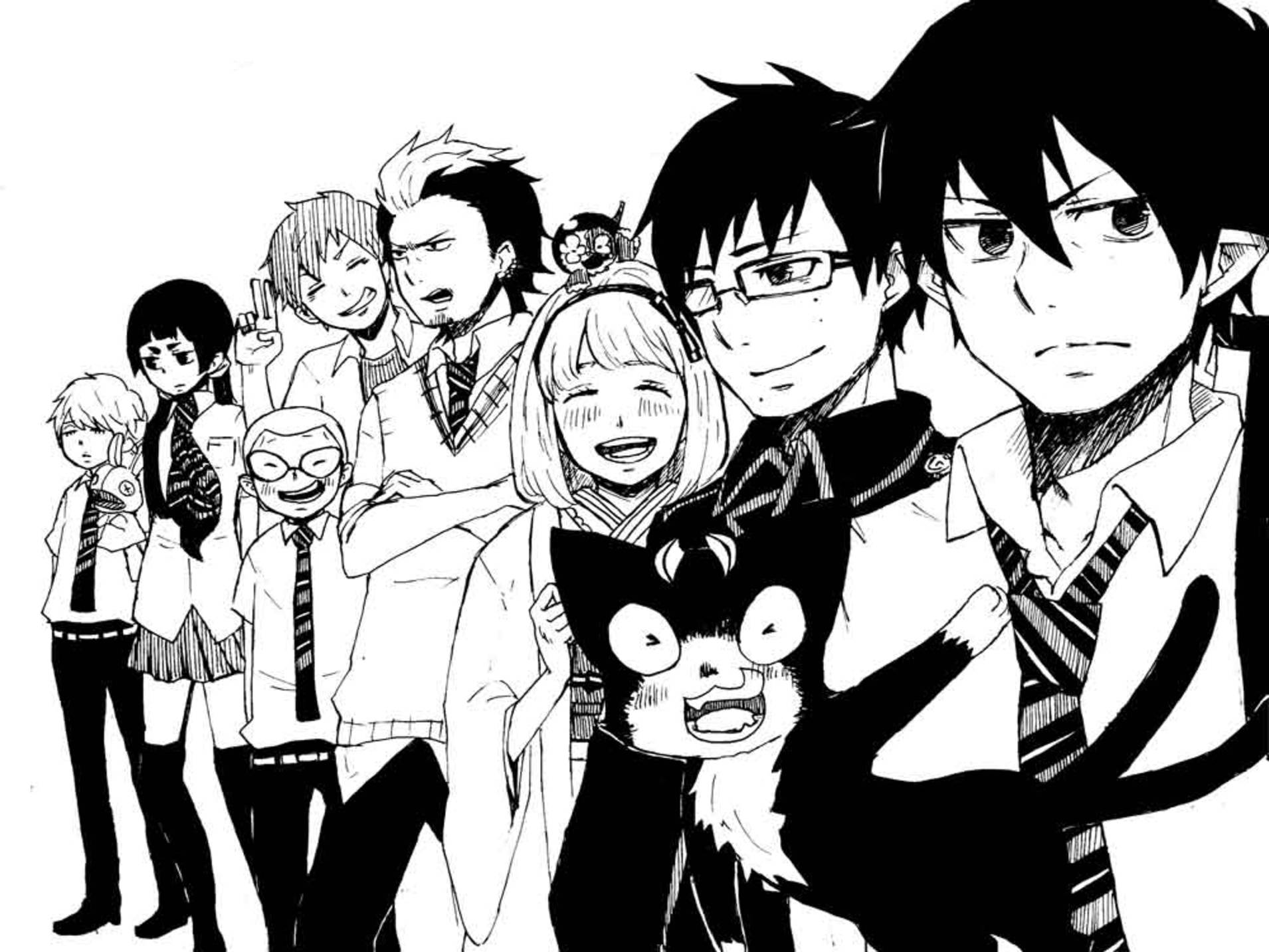 Blue Exorcist Friendship Manga Wallpaper