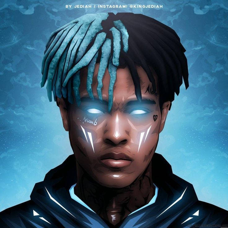 Blue Eyes Cool Xxxtentacion Wallpaper