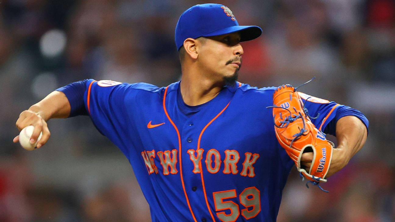 Blue Jersey New York Mets Carlos Carrasco Wallpaper