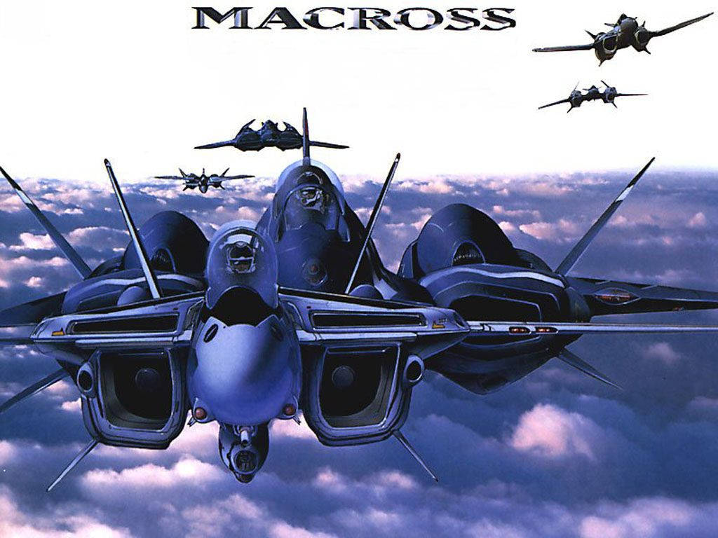 Blue Robotech Macross Wallpaper