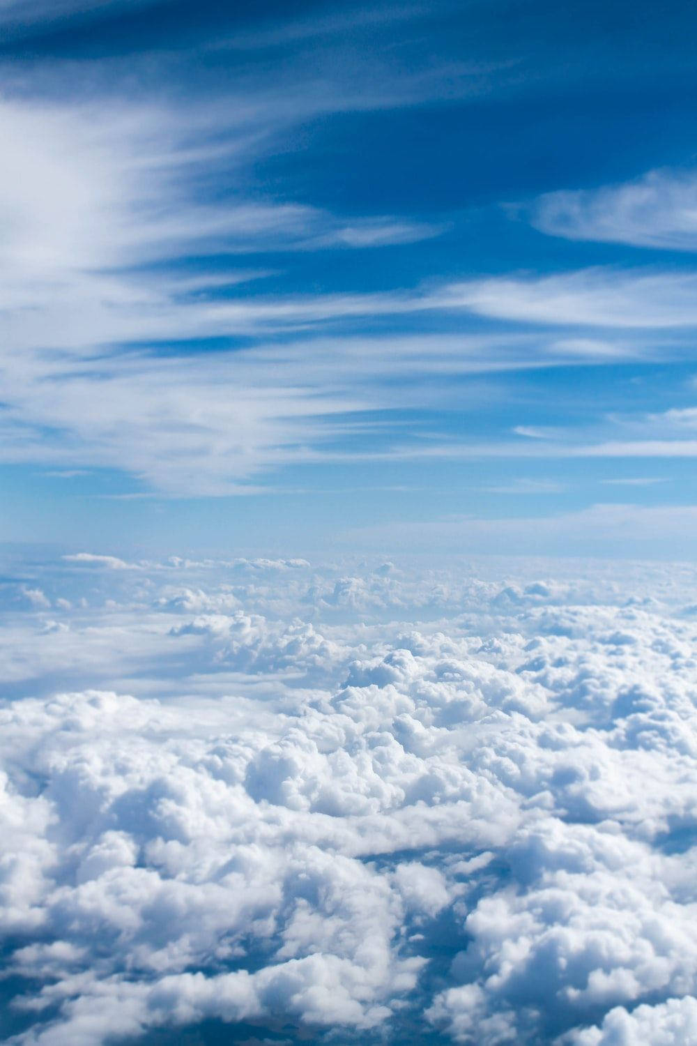 Blue Sky Sea Of Clouds Wallpaper