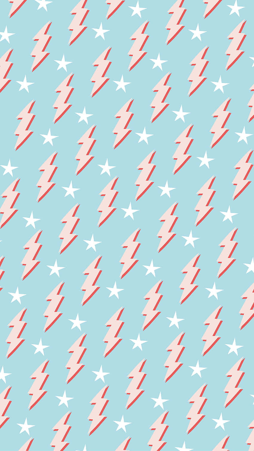 Blue Thunderbolt Preppy Pfp For Tiktok Wallpaper