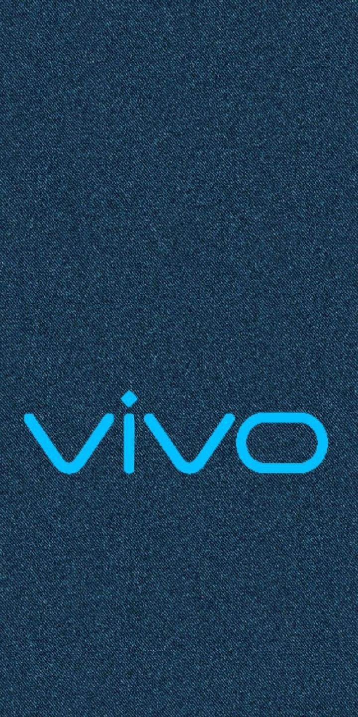 Blue Vivo Logo Denim Wallpaper