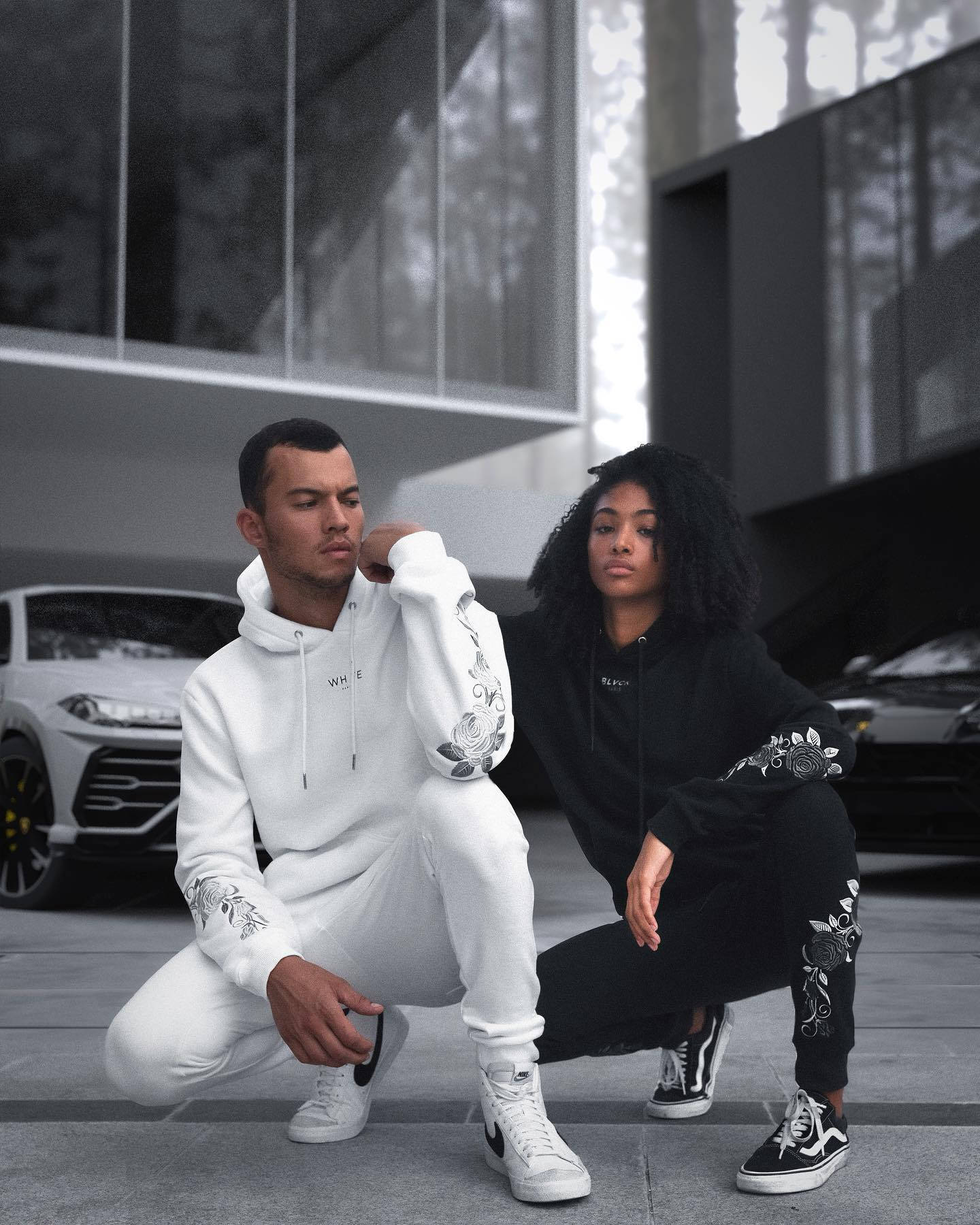 Blvck Paris Contrasting Streetwear For Couples Wallpaper