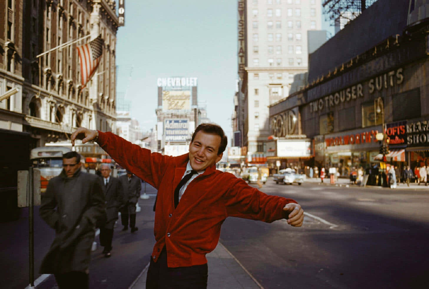 Bobby Darin Vibrant Street Scene Wallpaper