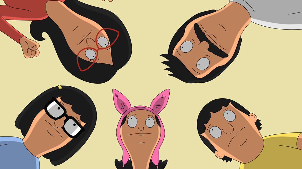 Bobs Burgers Belchers Huddled Wallpaper