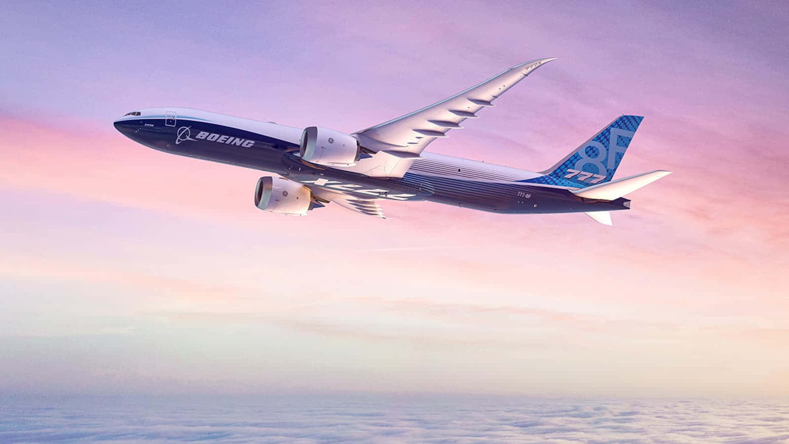 Boeing 737-800 Flies Over The Clouds Wallpaper