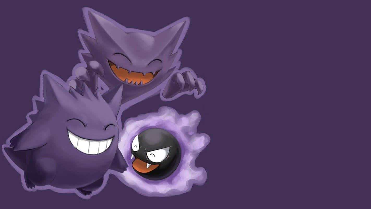 Bonding Haunter, Gengar And Gastly Wallpaper