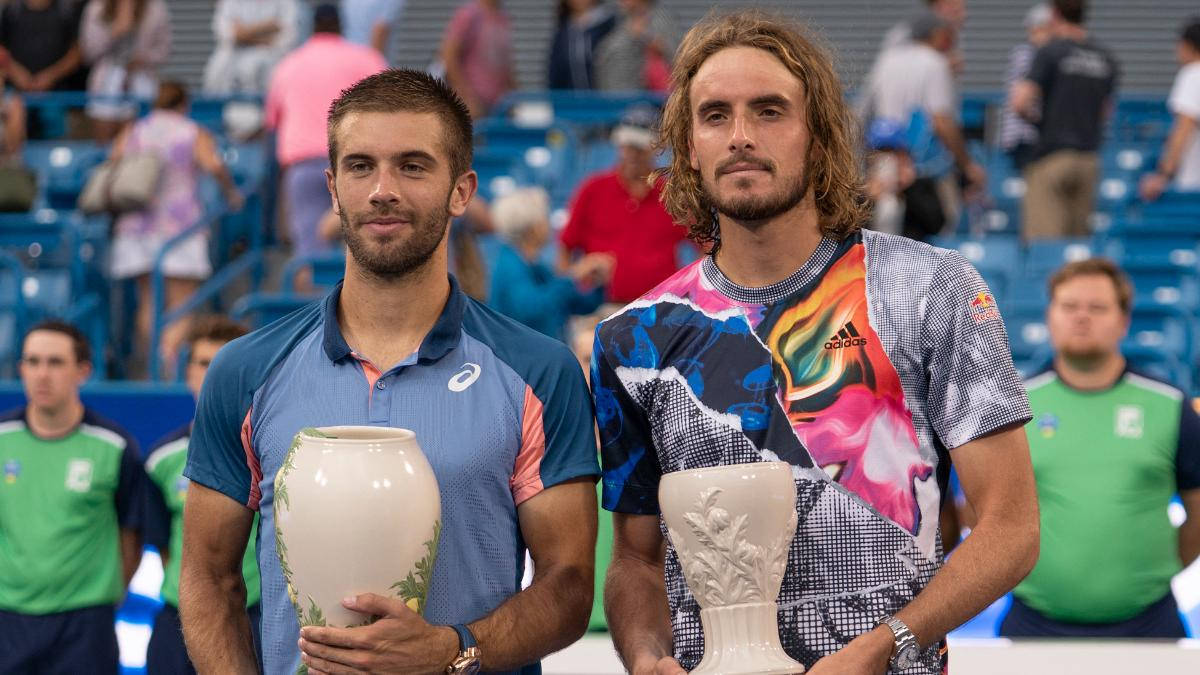 Borna Coric And Stefanos Tsitsipas Wallpaper