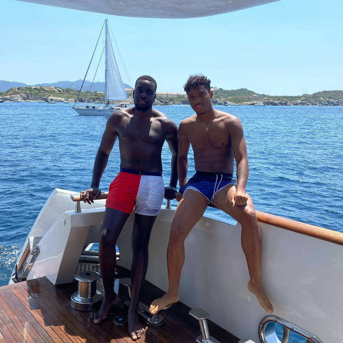 Boubacar Kamara In A Yacht Wallpaper