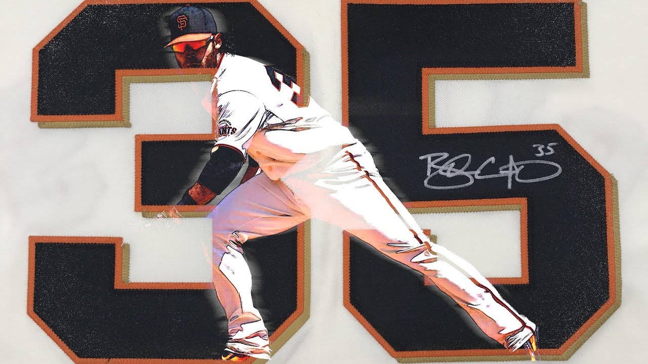 Brandon Crawford Jersey Number 35 Wallpaper