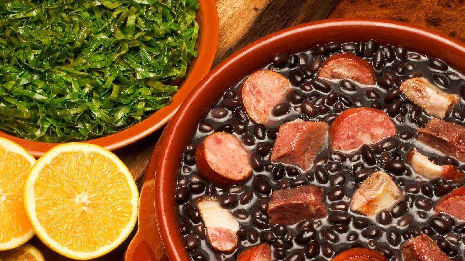 Brazilian Feijoada Extreme Close Up Shot Wallpaper