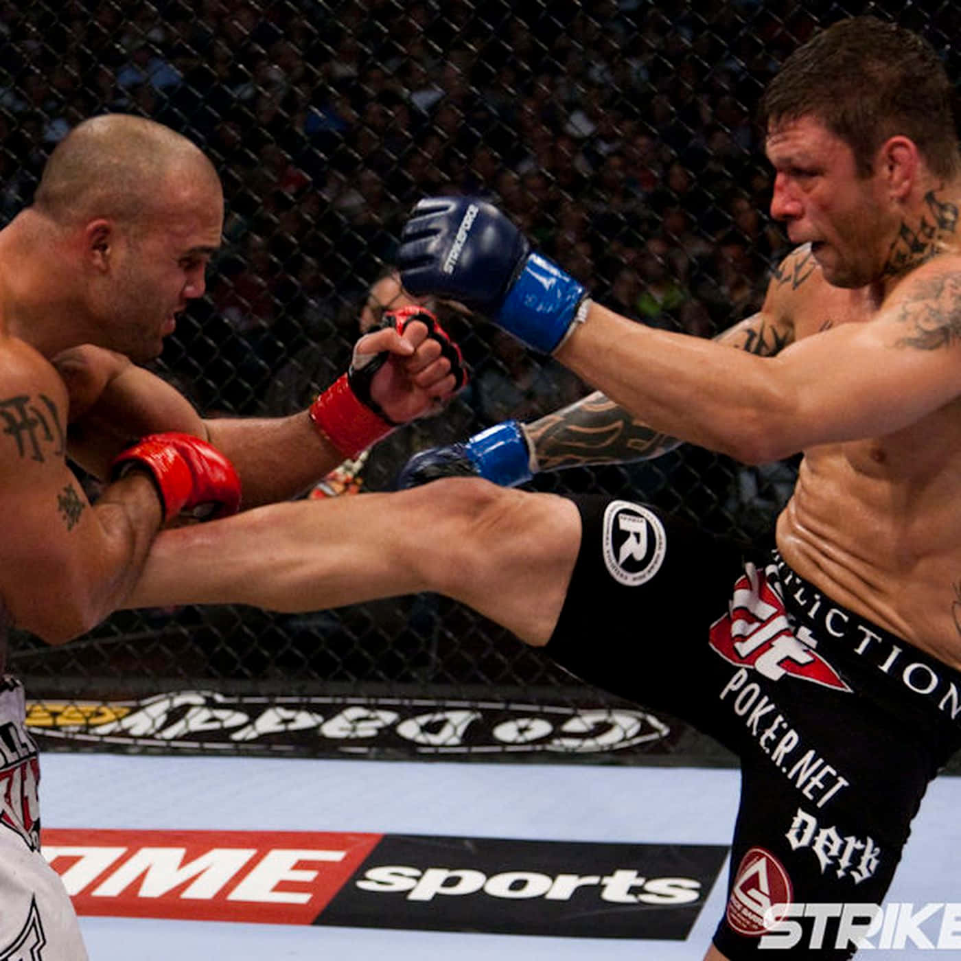 Brazilian Ufc Player Renato Sobral And Dan Henderson Strikeforce Event Wallpaper