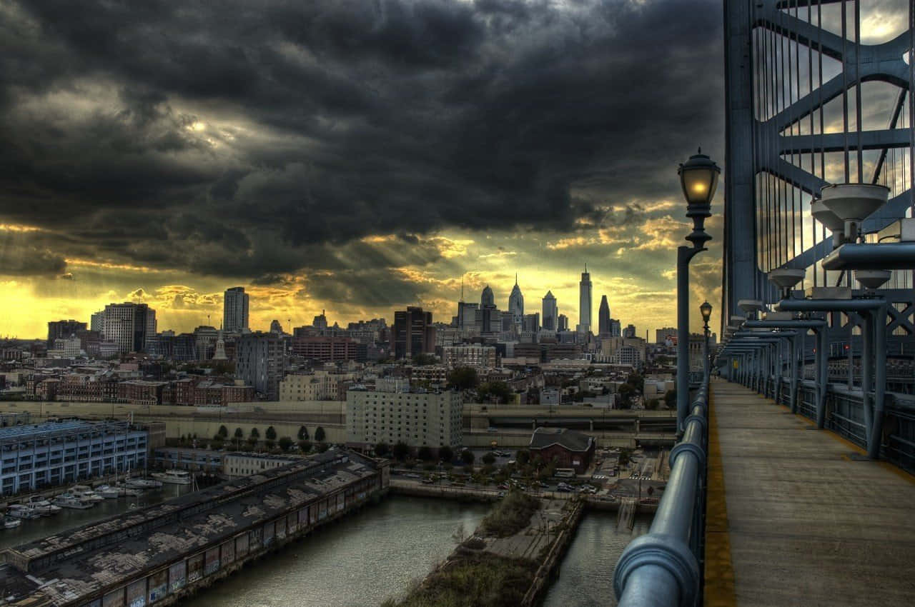 Breathtaking Skyline Views Of Philadelphia Wallpaper