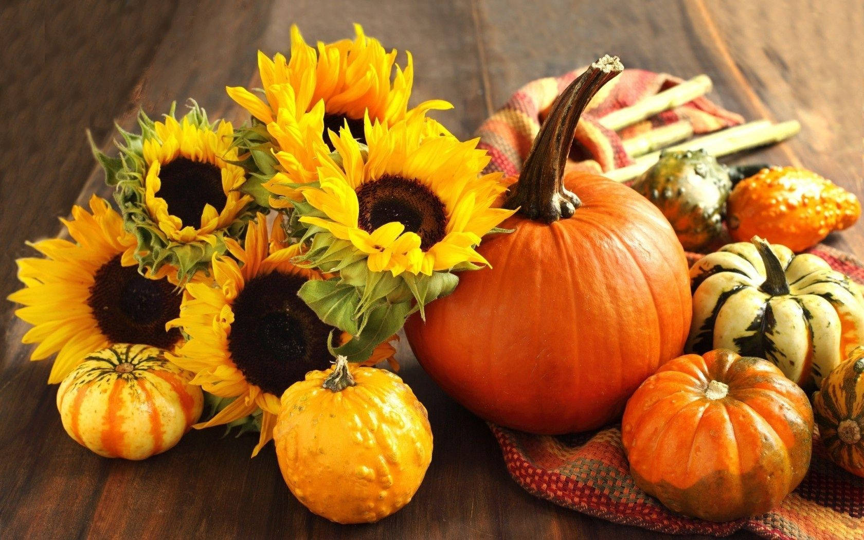 Breathtaking View Of A Harvest During The Fall Season Wallpaper