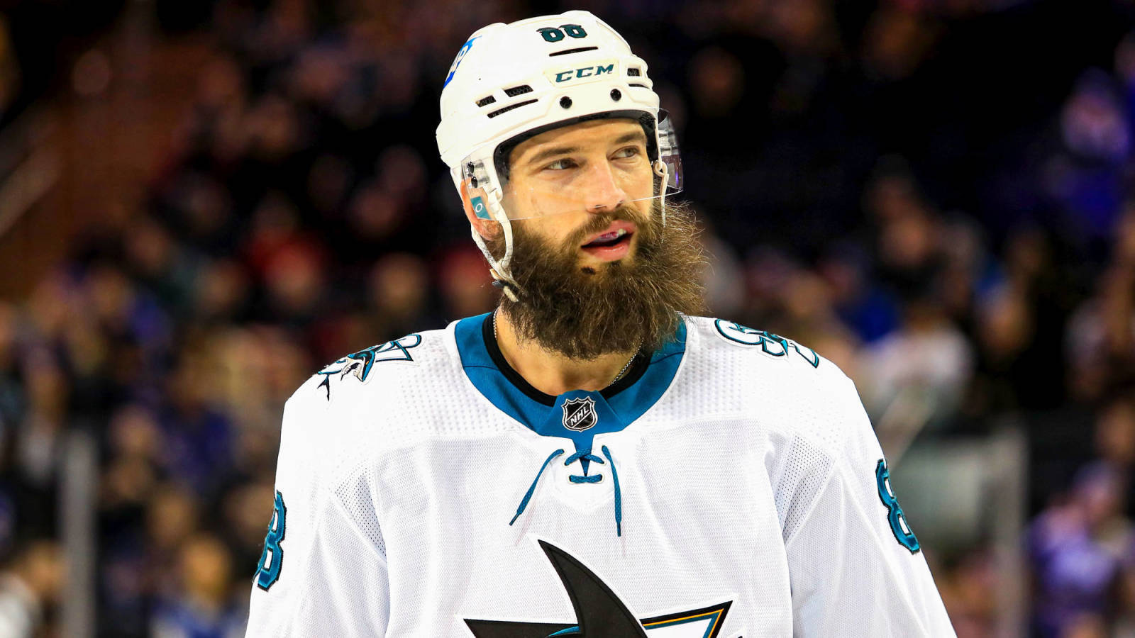 Brent Burns San Jose Sharks Vs. Toronto Maple Leafs Wallpaper