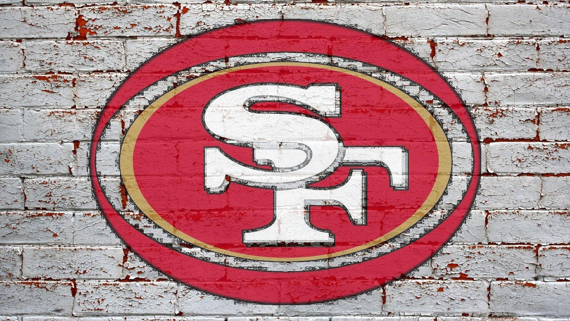 Brick Wall Logo 49ers Iphone Wallpaper