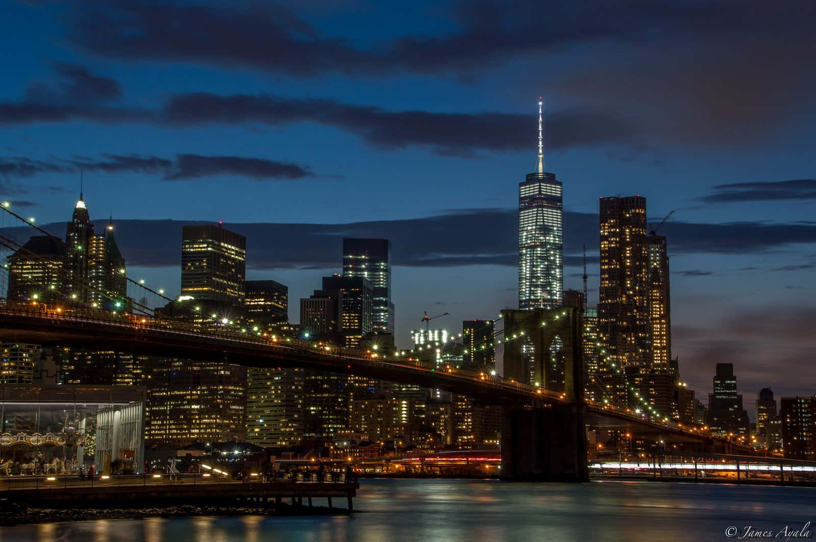 Bridge New York City Landscape Wallpaper