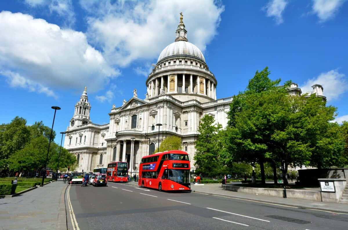 Bright Anglican Church St. Paul's Cathedral Wallpaper