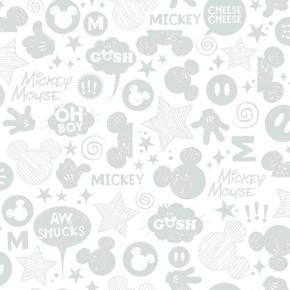 Bright, Beautiful Disney Pattern Art Wallpaper