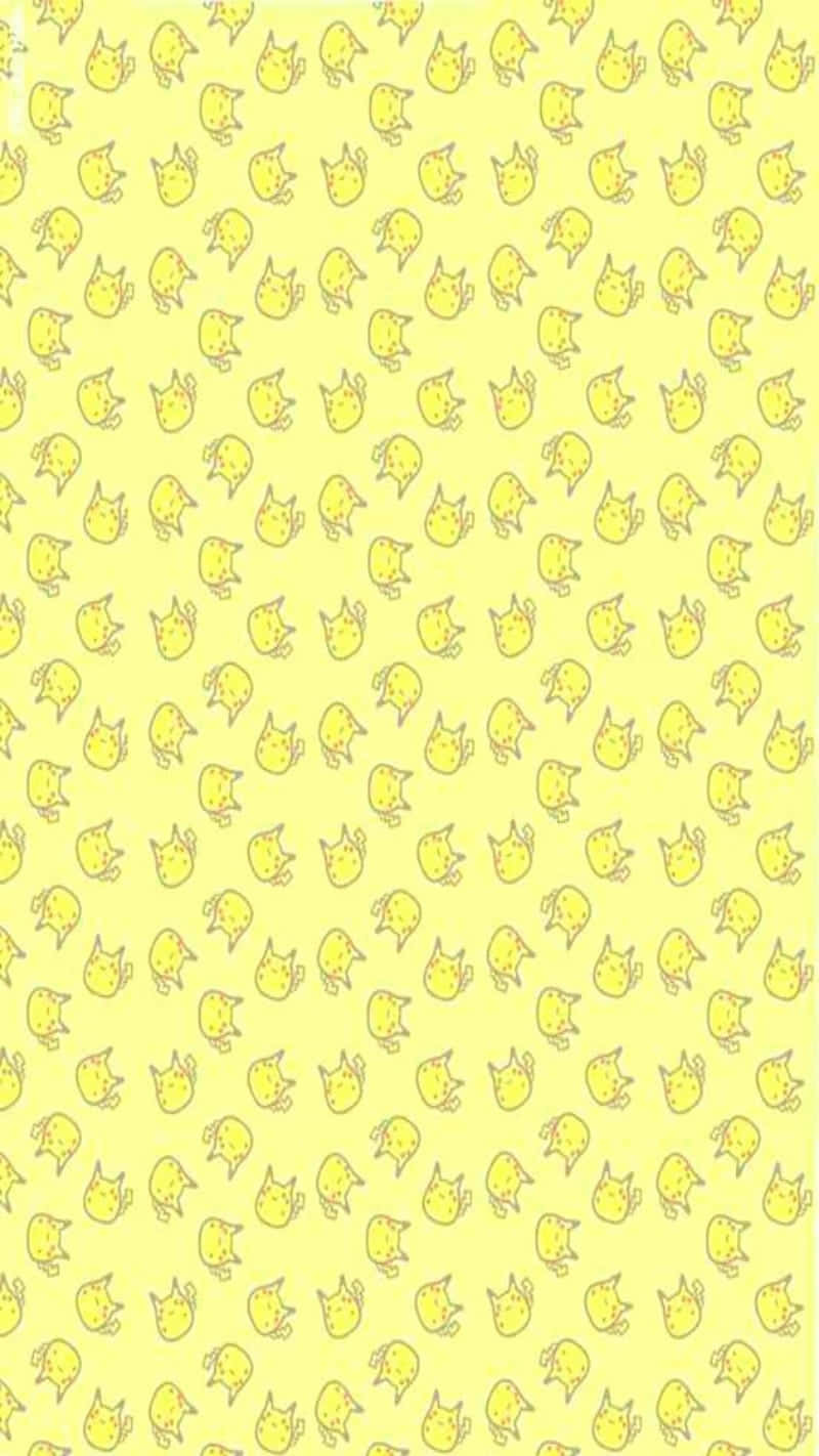 Brighten Your Day With Kawaii Yellow Wallpaper