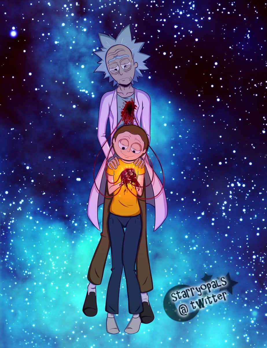 Bring The Inter-dimensional Chaos Of Rick And Morty To Your Laptop With This Awesome Rick And Morty Macbook Wallpaper! Wallpaper