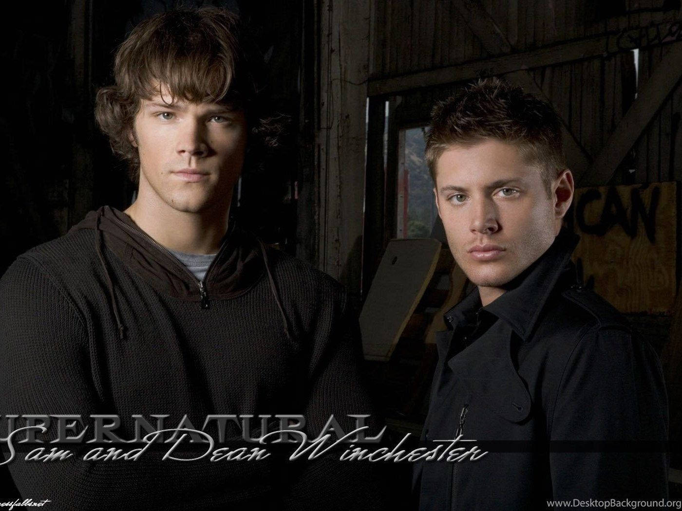 Brothers Dean And Sam Winchester, Stars Of The Long-running Supernatural Drama Supernatural. Wallpaper