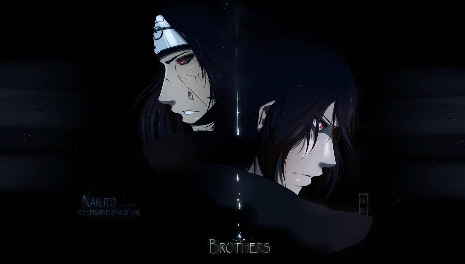 Brothers Uchiha, Sasuke And Itachi Wallpaper