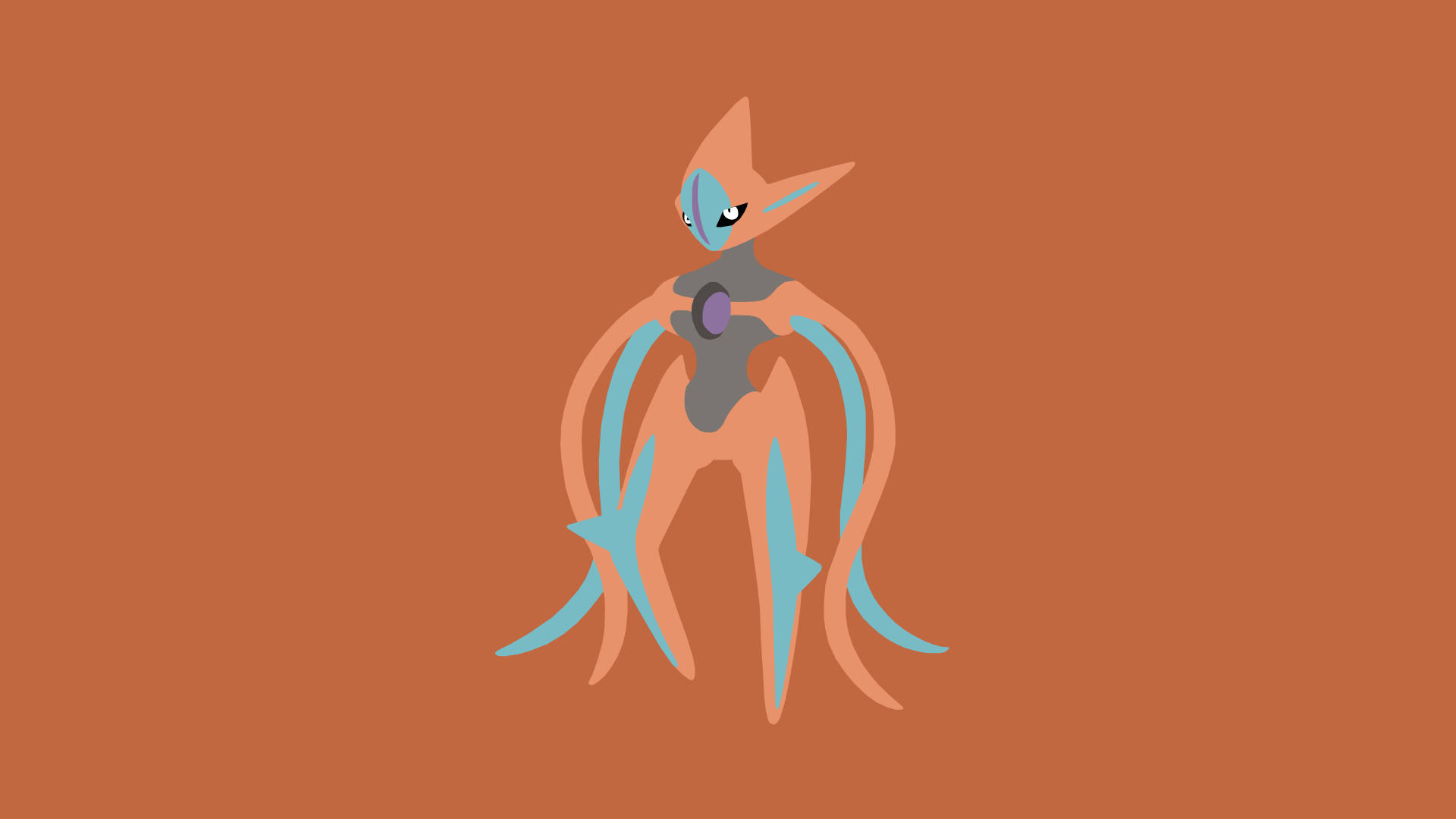 Brown Attack Form Deoxys Wallpaper