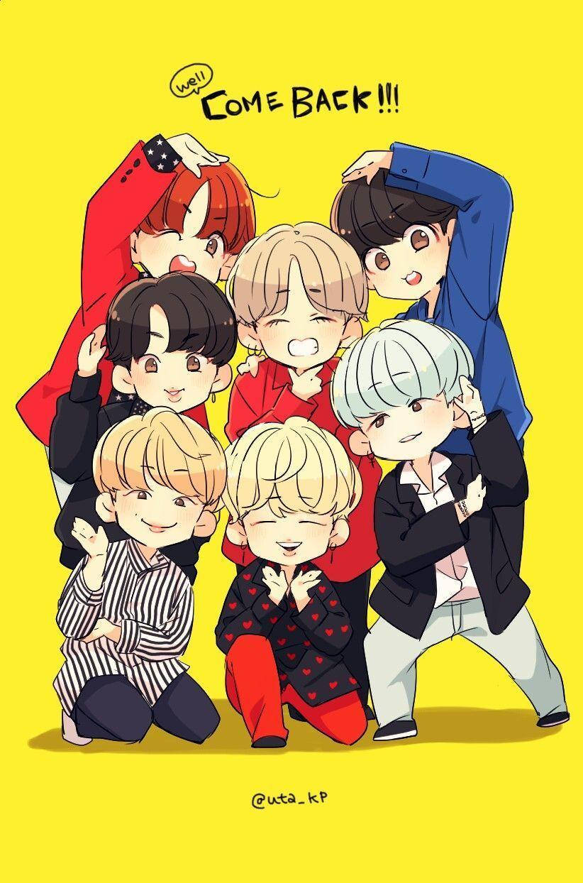 Bts Anime Butter Comeback Wallpaper