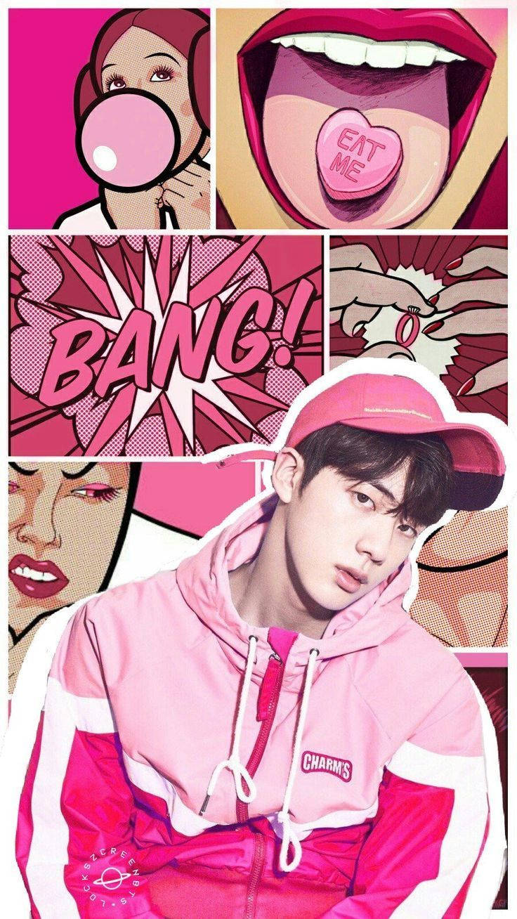 Bts Cartoon Comic Strip Wallpaper