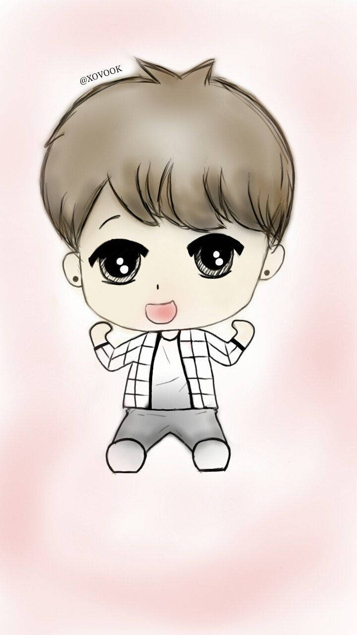 Bts Cartoon Jungkook Wallpaper