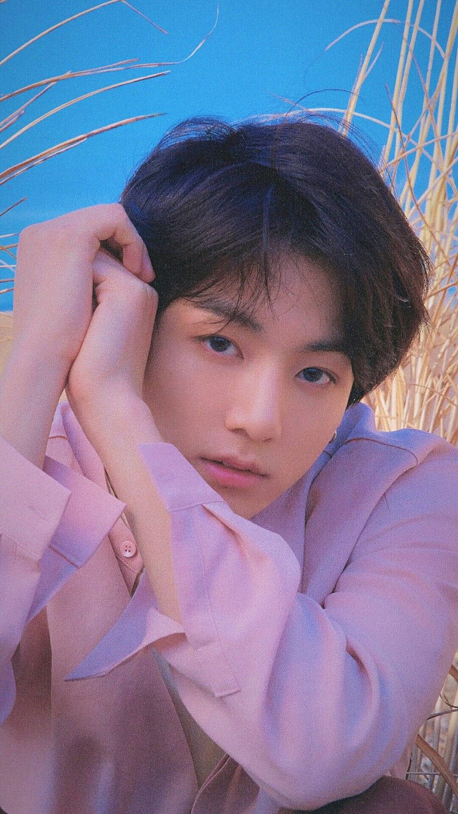 Bts Jungkook In A Field Wallpaper