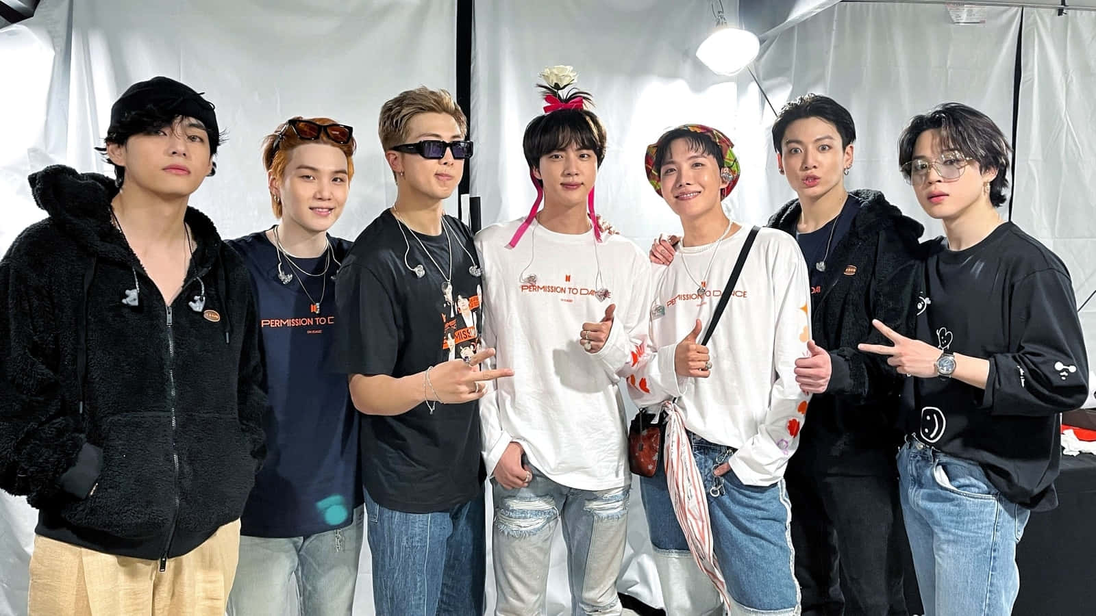 Bts Performing One Of Their Hit Songs 