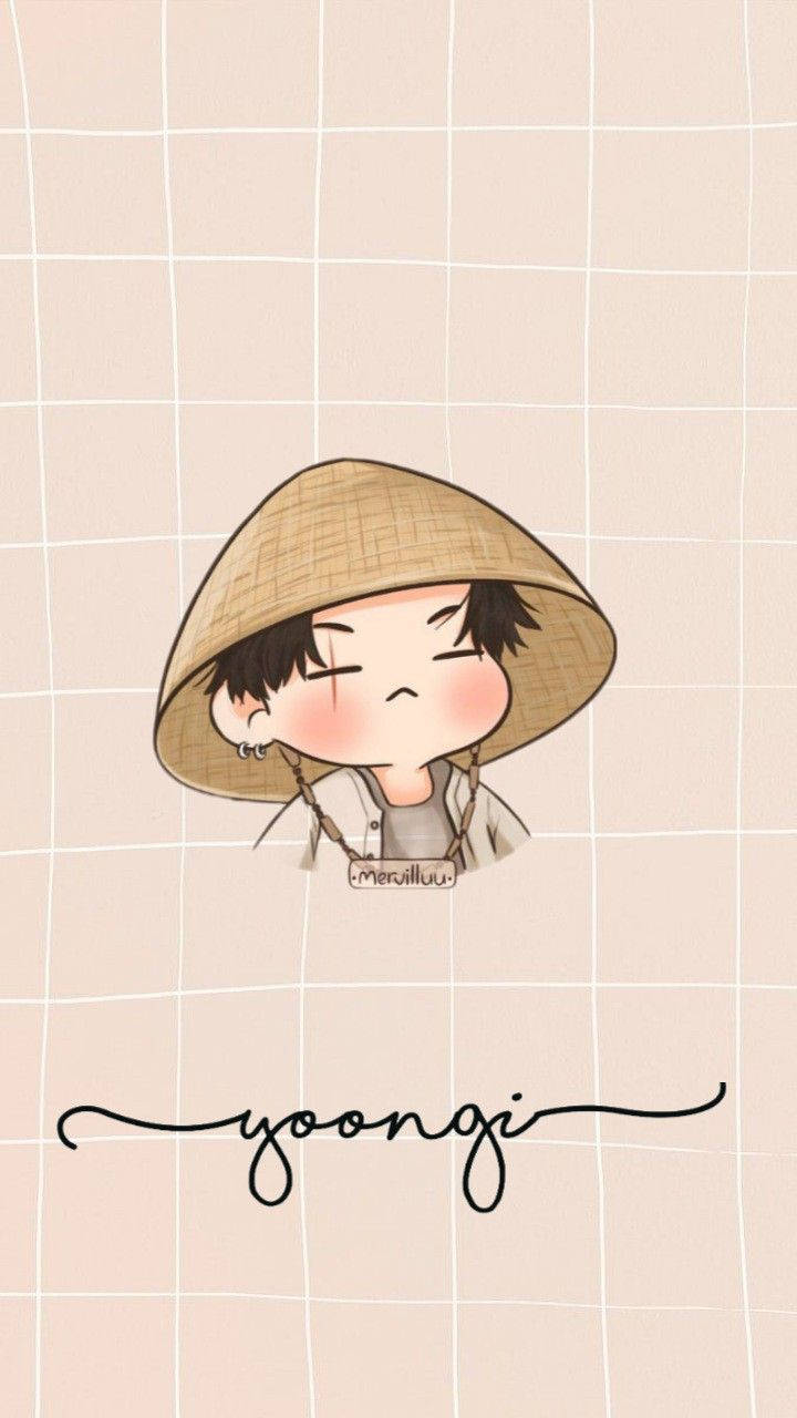 Bts Suga Cute Chibi Wallpaper