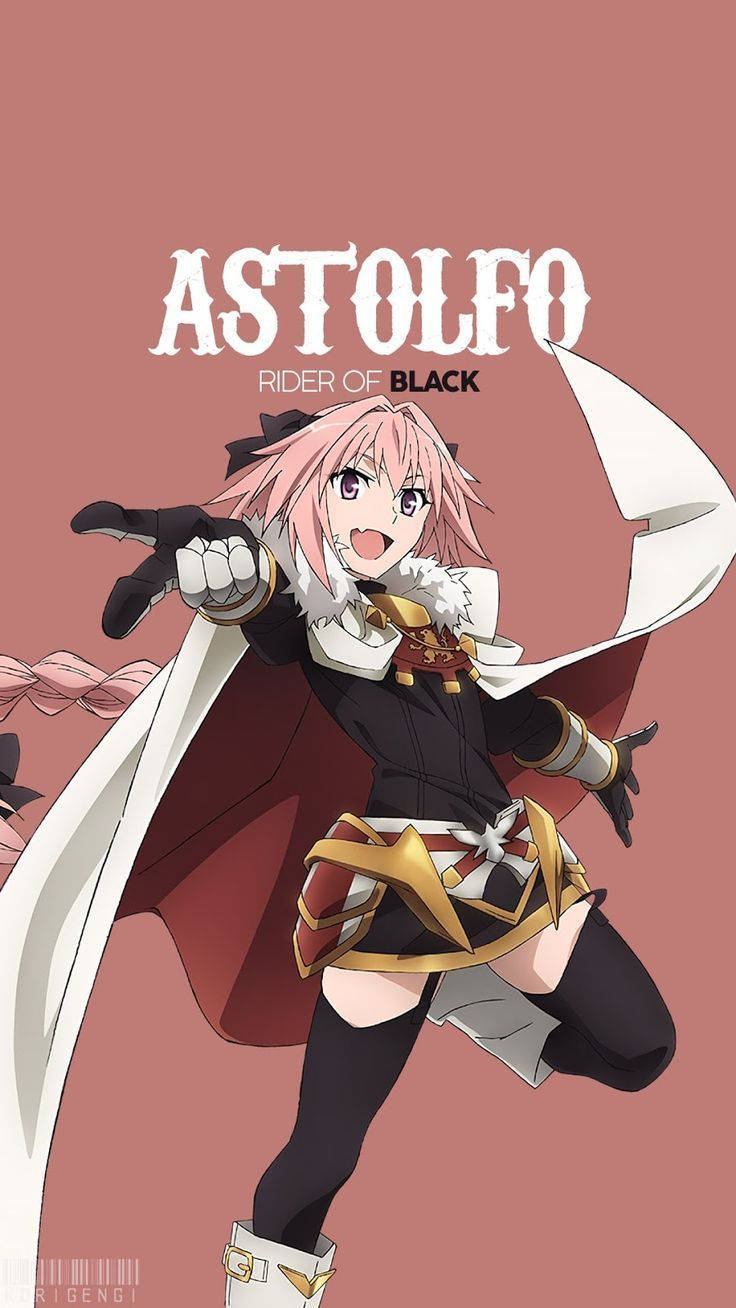 Bubbly Astolfo Poster Wallpaper