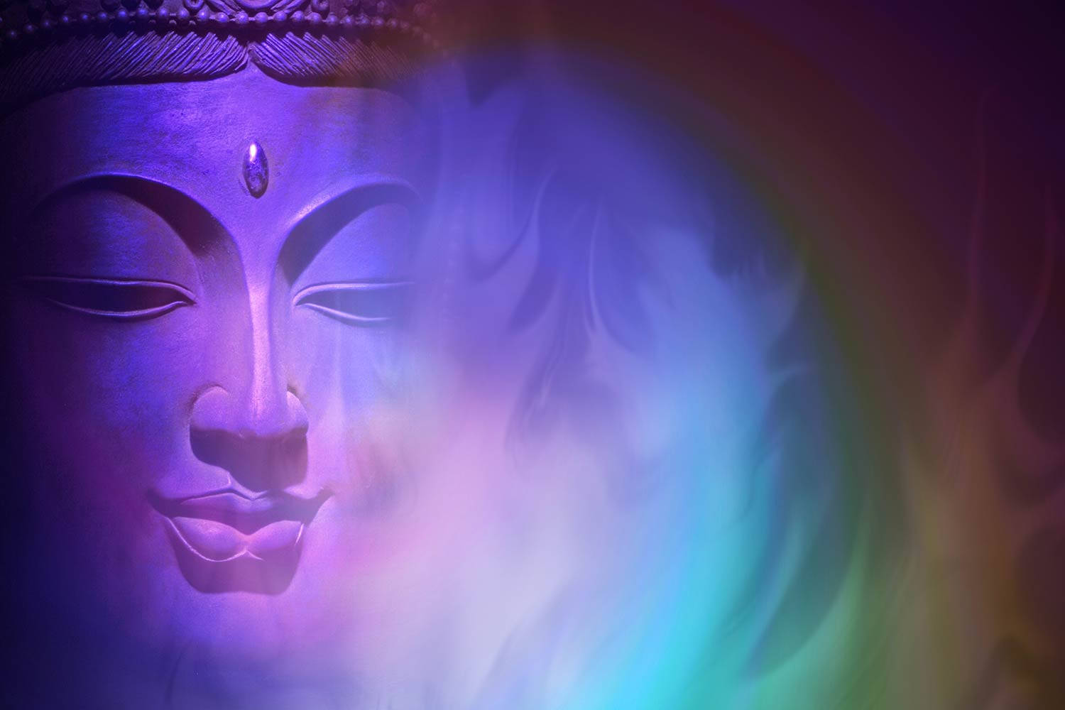 Buddha Multicolor Aesthetic Wallpaper