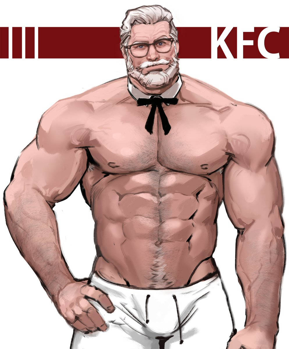 Buffed Kfc Colonel Sanders Wallpaper