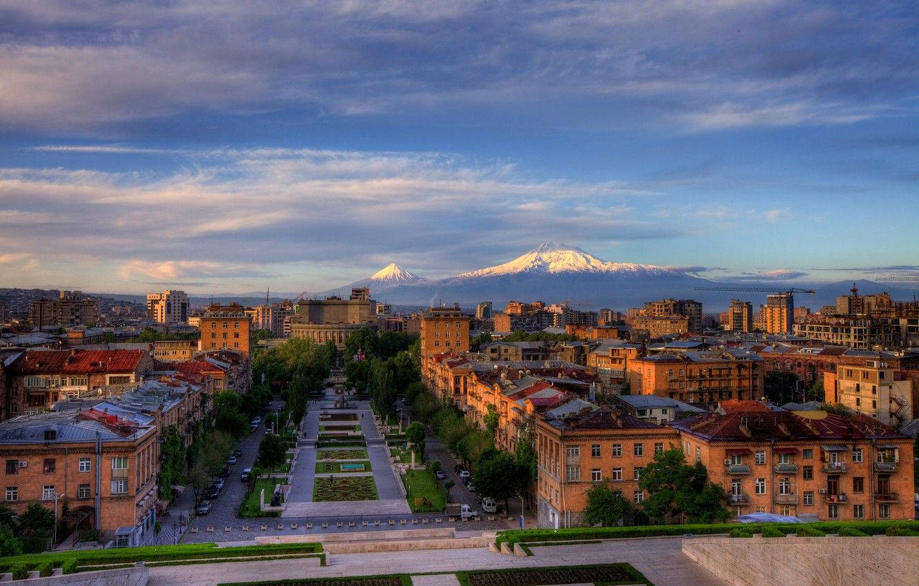 Buildings In Yerevan Wallpaper