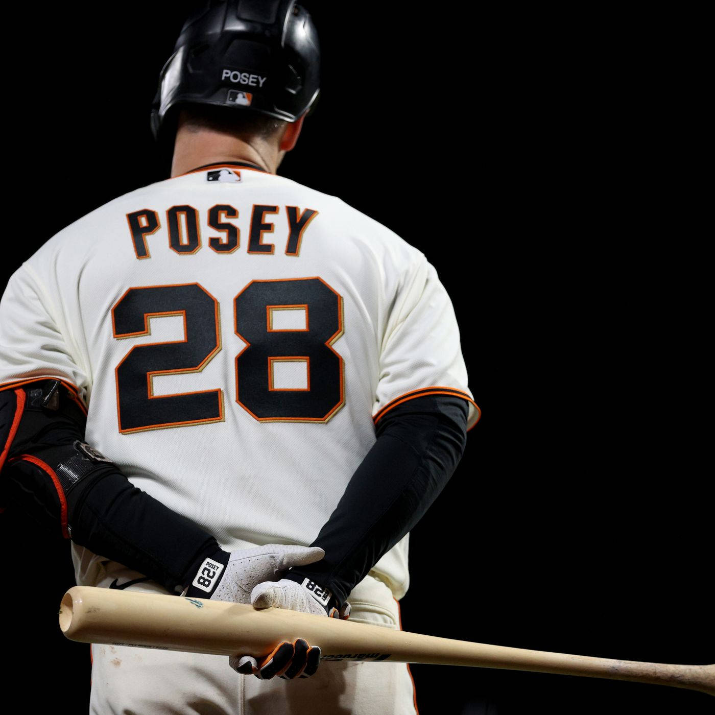 Buster Posey Back View Wallpaper