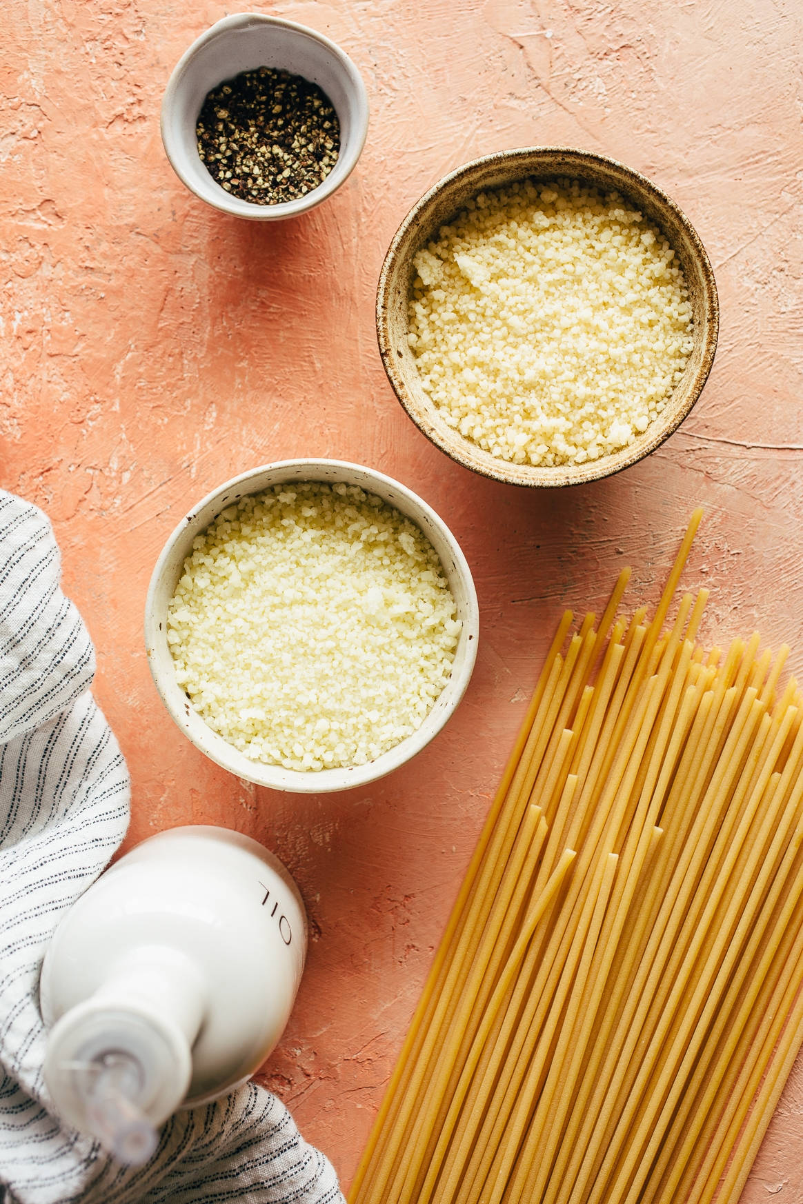 Cacio E Pepe Raw Ingredients Wallpaper