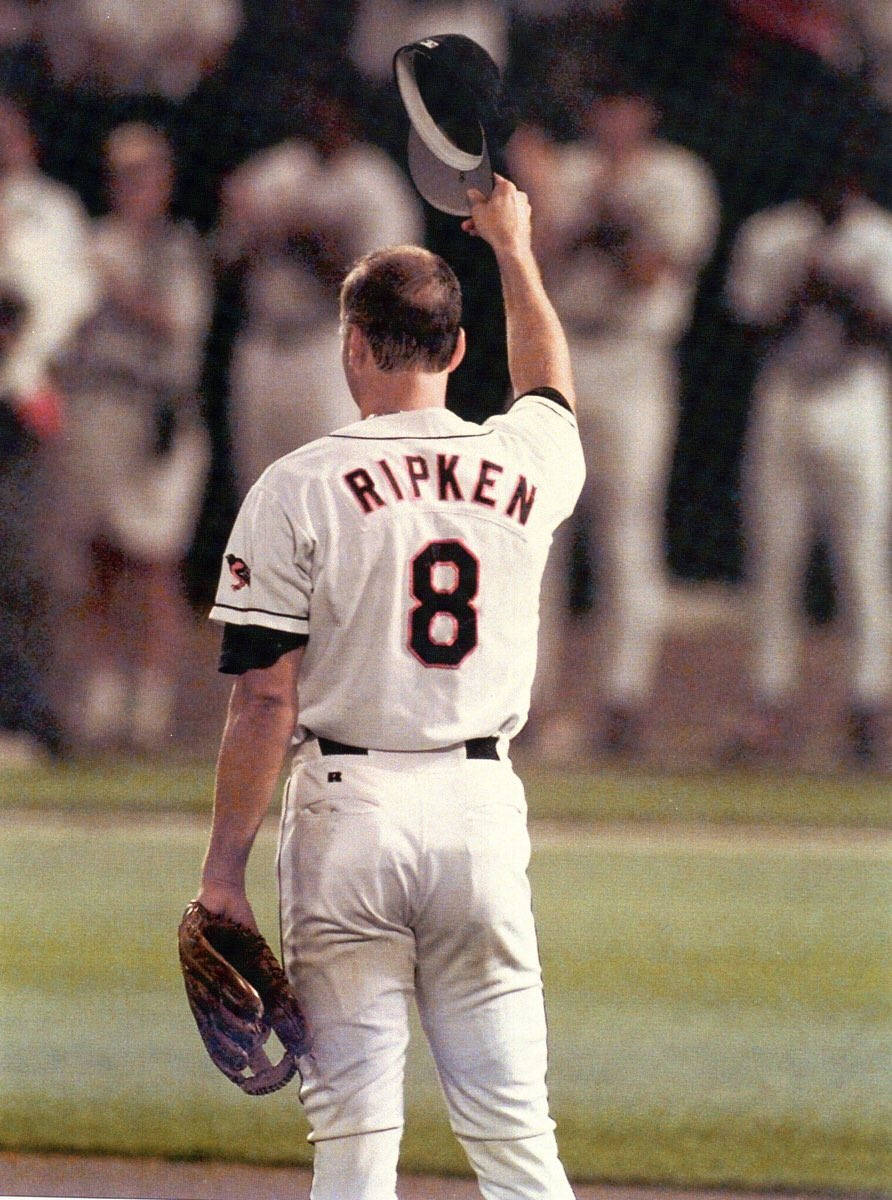 Cal Ripken Jr Jersey Number Eight Wallpaper