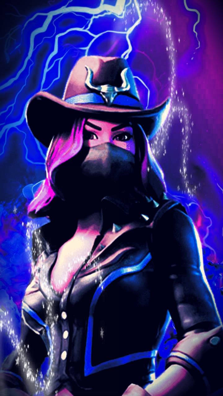 Calamity Fortnite Lightning Portrait Wallpaper